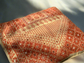 Hand Embroidered Idna Cushion Cover - Orange