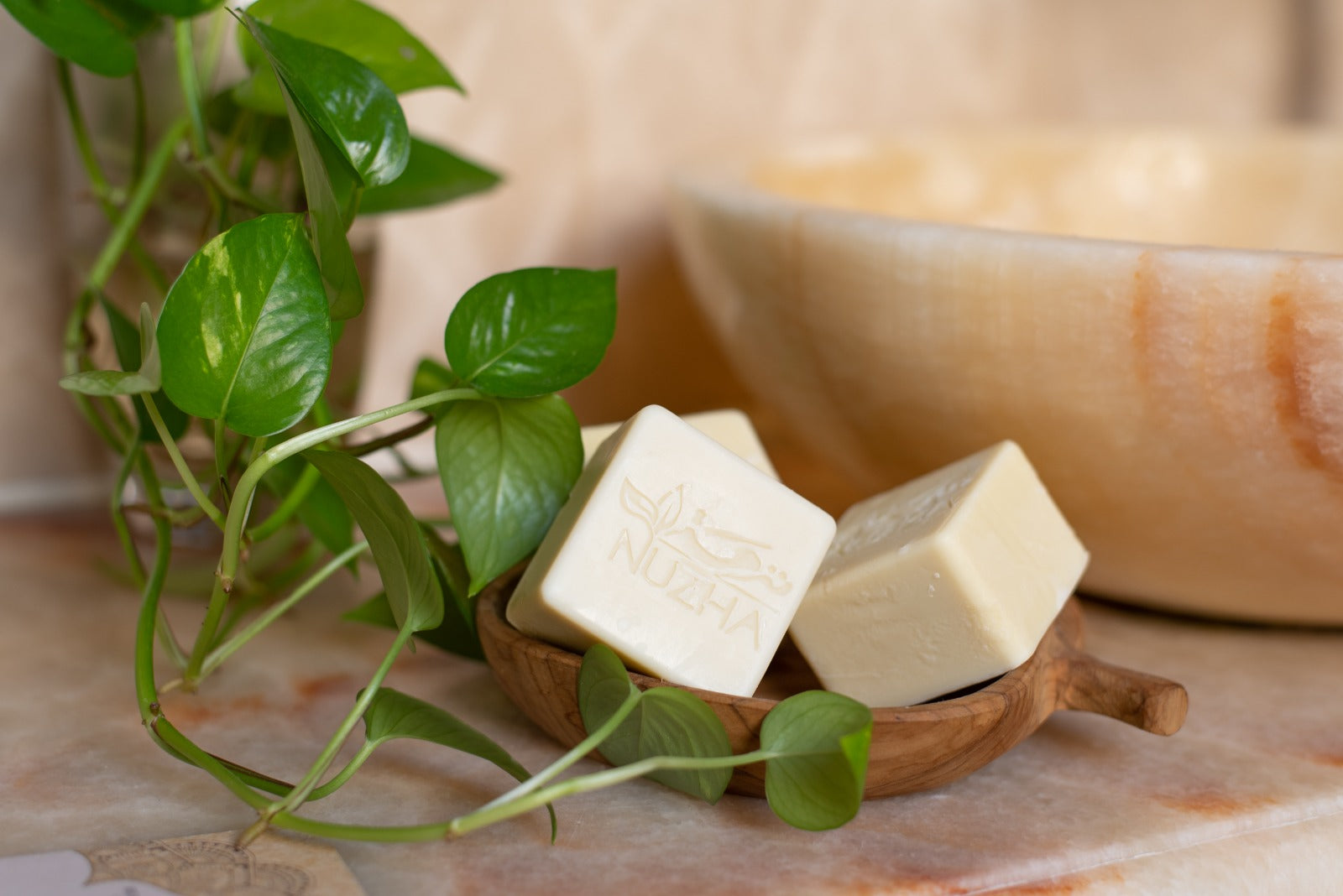 Dead Sea mud soap & natural loofa - Hilweh Market