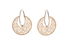 Gold "Arabi" Calligraphy Hoop Earrings - Hilweh Market