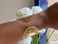 Calligraphy Cuff Bracelet - Gold/Silver