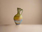 Handblown Hebron Phoenician Glass Candle Holder/Vase - Amber
