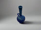 Handblown Hebron Phoenician Glass Mini Vase with handle - Cobalt Blue