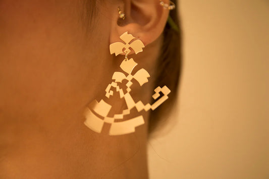 Qrunful pattern Earrings