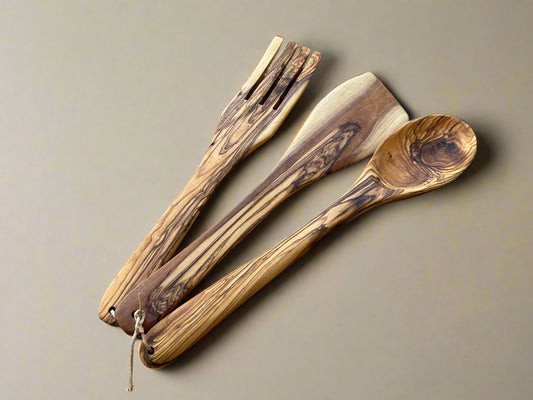Large Olive Wood Utensils