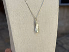 One Olive Leaf Silver Necklace - Hilweh Market