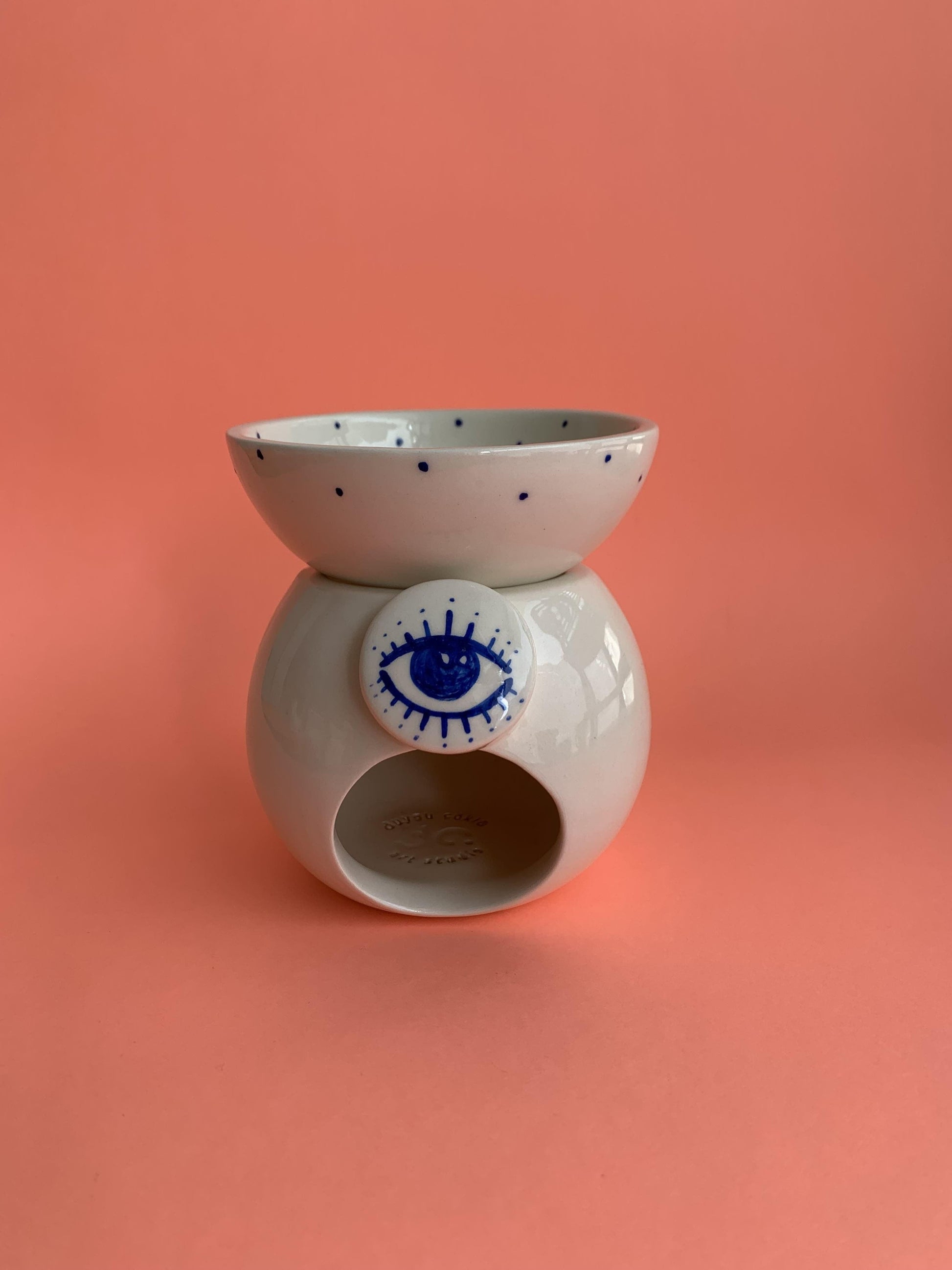 Ceramic Evil Eye Oil Burner - Hilweh Market