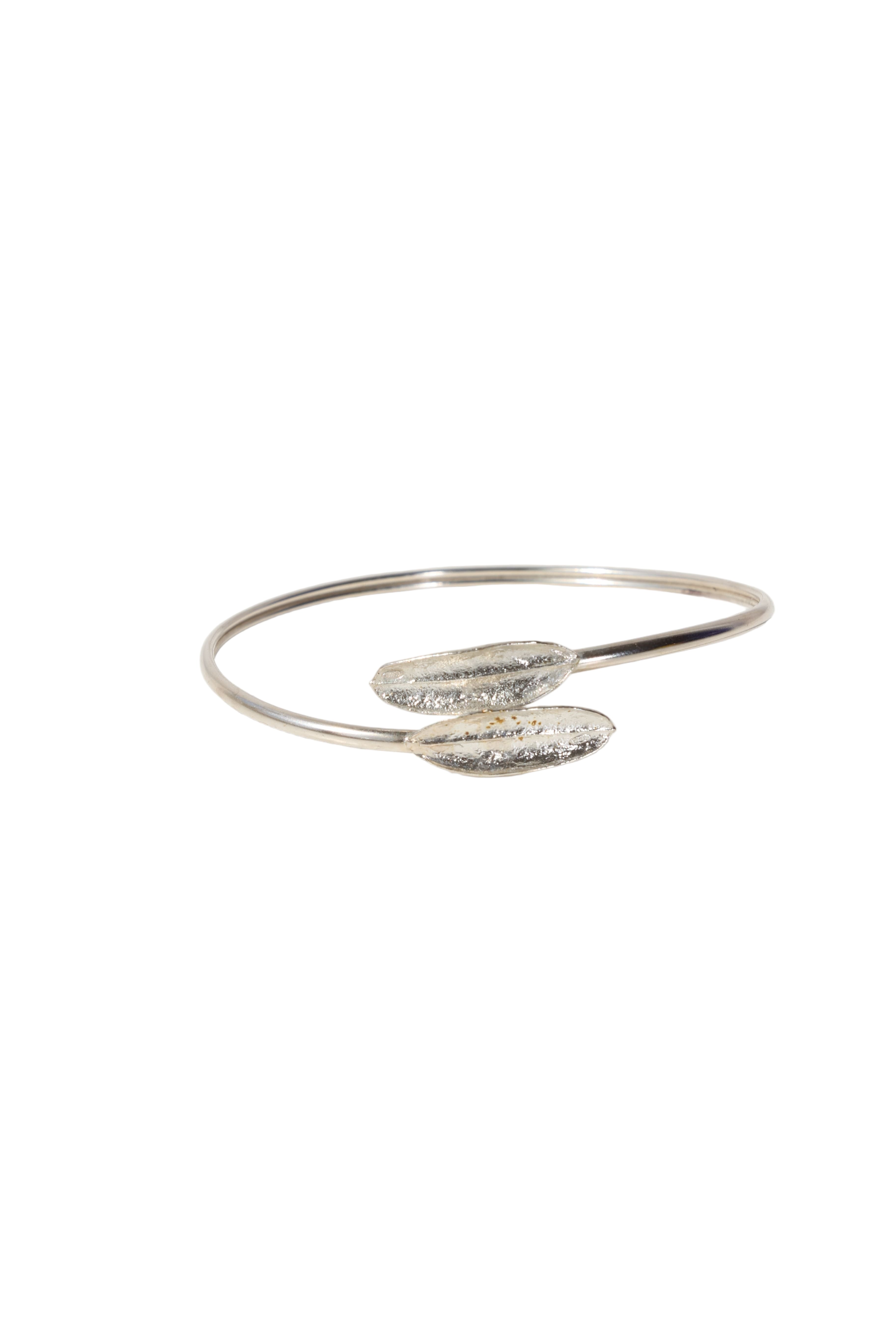 Olive-leaf-silver-bracelet-bethlehem-nadia