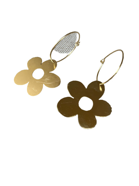 Mai Zarkawi Gold Wardeh Earrings - Hilweh Market
