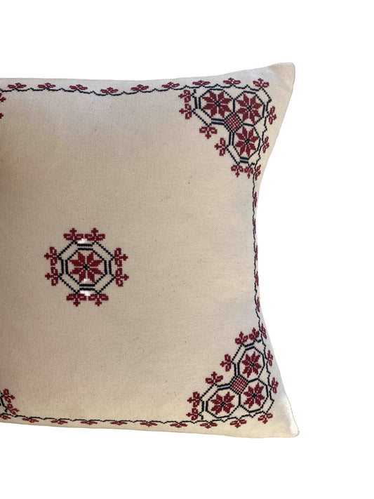 Embroidered-Cushion-Covers-red-star-surif-women-cooperative-palaestine