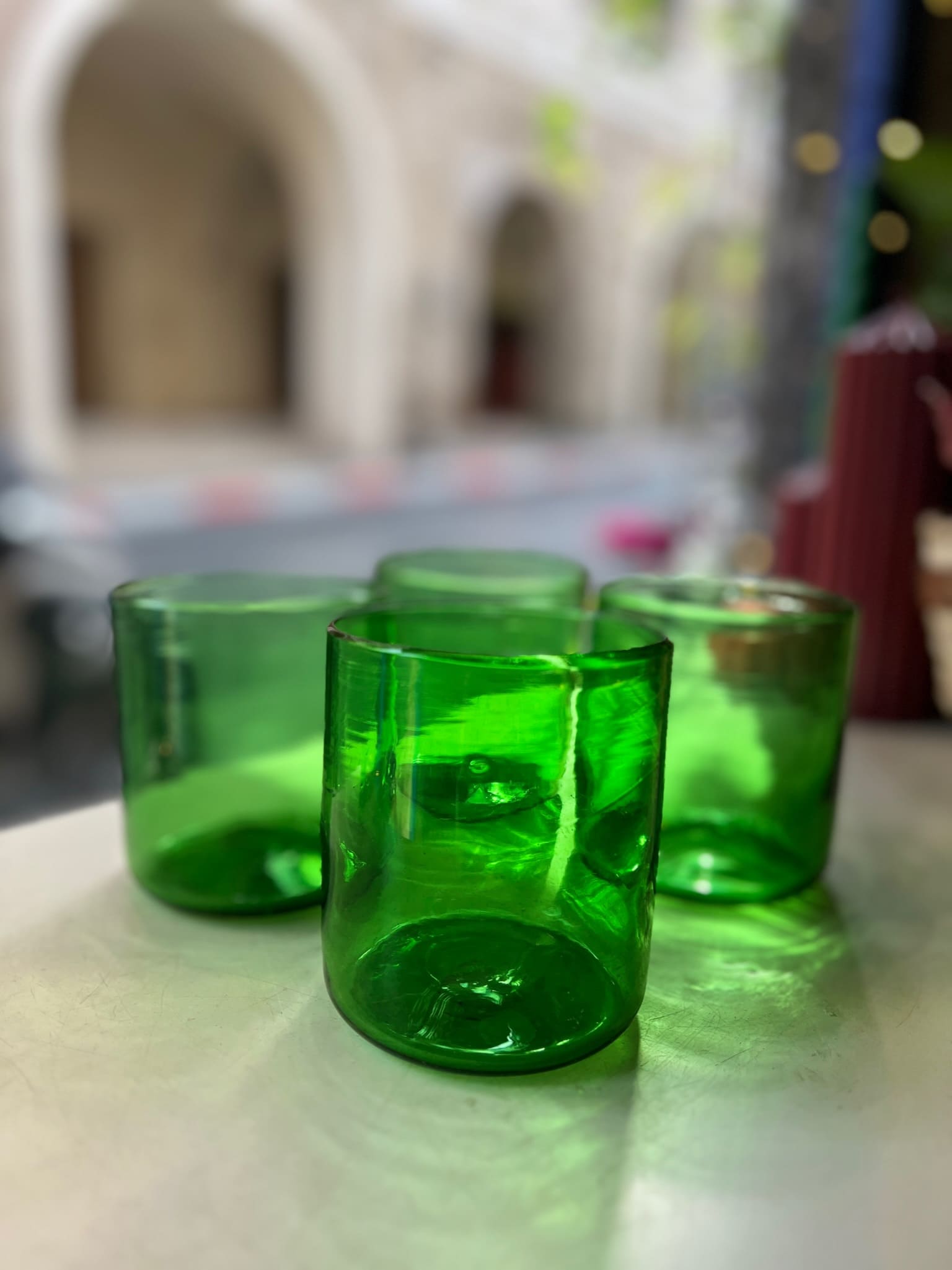 hebron-glass-cups-palestine-green