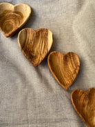 Stacked set of olive wood plates - Hilweh Market