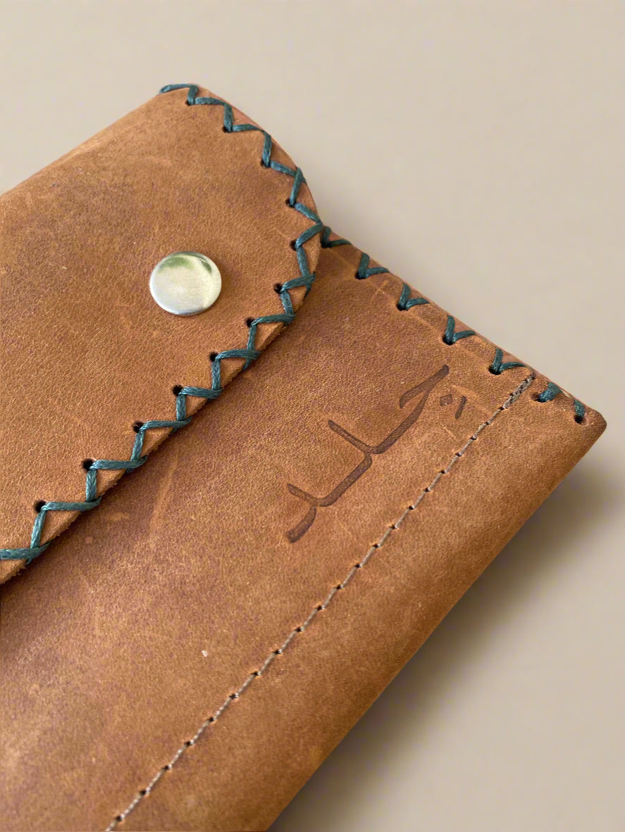 Two Snap Leather Wallet – Hilweh Market