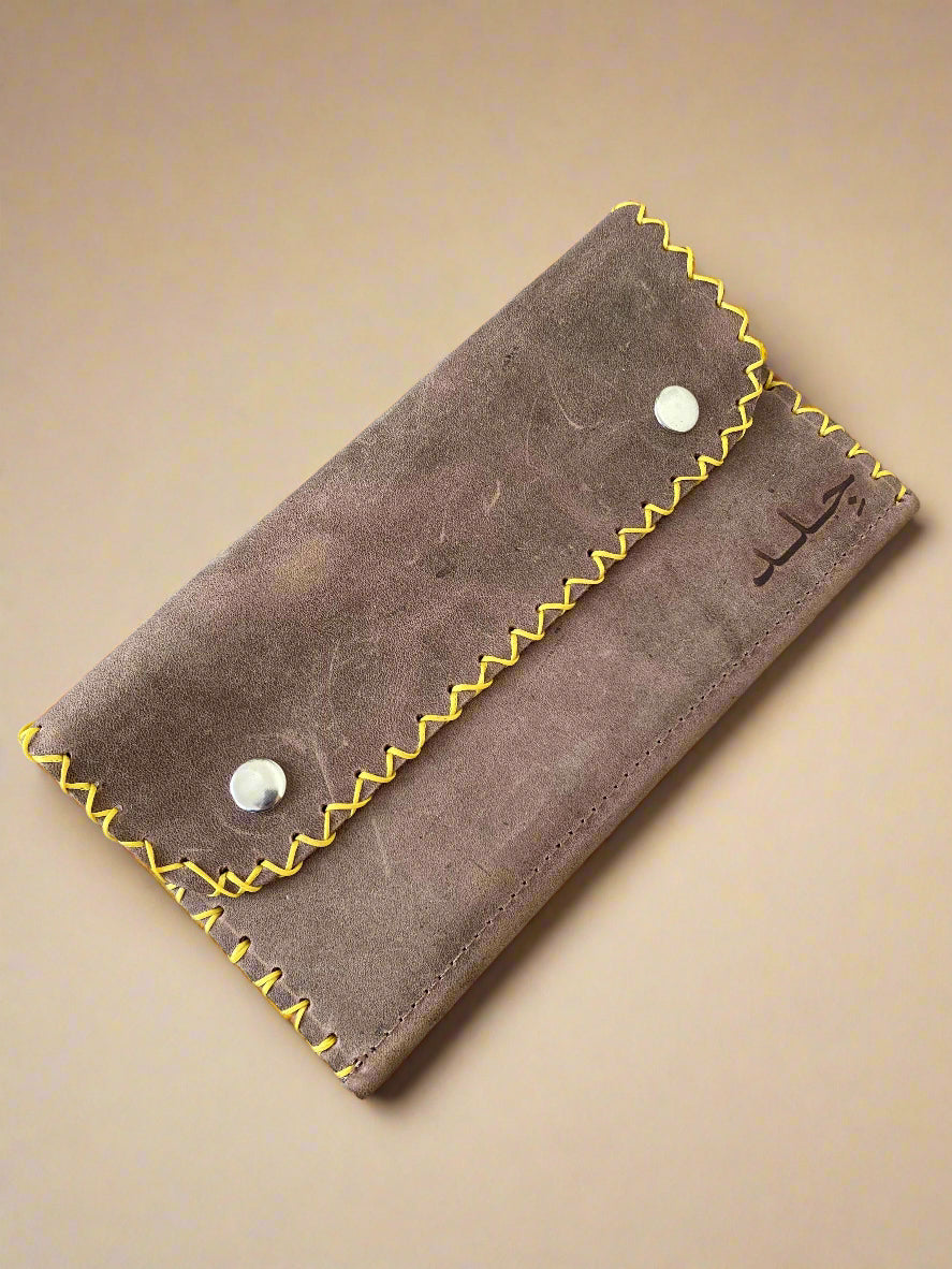 Two Snap Leather Wallet – Hilweh Market