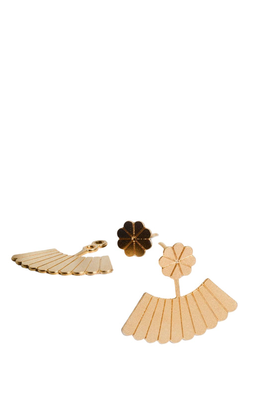 three-piece-jacket-earrings-mizyan-gold-flower